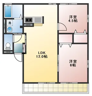 インザファームVIII【2階】の間取り