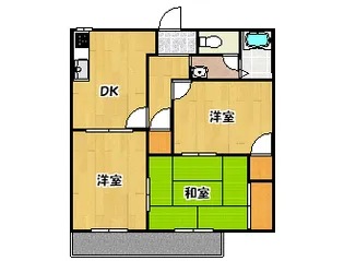 フローラル前川【2階】の間取り