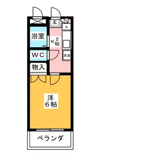 SK徳川【2階】の間取り