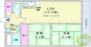ファミール愛宕【3階】の間取り