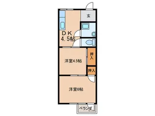 中野コ-ポラス【2階】の間取り