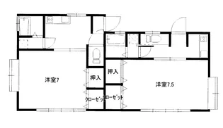 ブルーベル【1階】の間取り