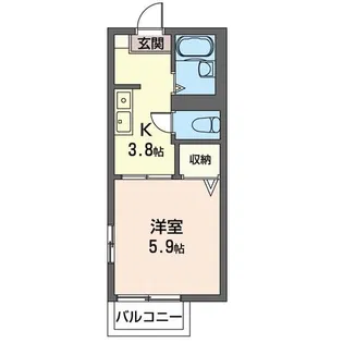 メゾンファミール【2階】の間取り