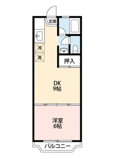 コーポ幸【1階】の間取り