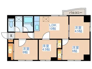 PLAZAコート【3階】の間取り