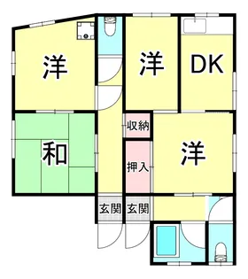 兵庫県神戸市垂水区泉が丘2【アパート】の間取り