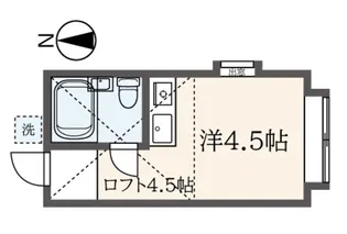 パール国立館【2階】の間取り