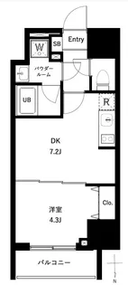 アーバンパーク王子II【5階】の間取り