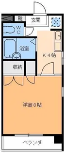 風のアトリエ【4階】の間取り