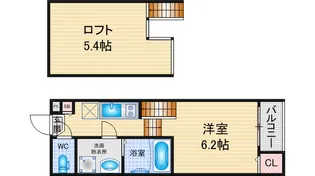 コンフォート東海通【1階】の間取り