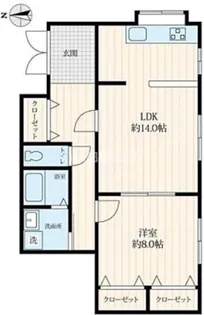グリーンリッジ町田玉川【1階】の間取り