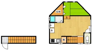 スタジオアール【2階】の間取り