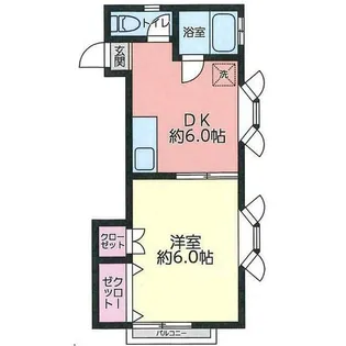 神奈川県秦野市鶴巻南4【アパート】の間取り