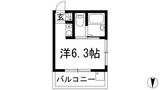 リベラールハイム【1階】の間取り