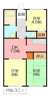 フェリース露木B【2階】の間取り