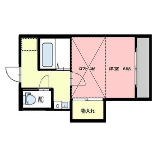 シェモア東明【1階】の間取り