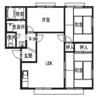 大阪府岸和田市岡山町【アパート】の間取り