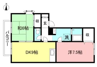 東京都多摩市和田【アパート】の間取り