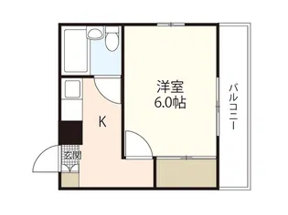 大地第2ビル【4階】の間取り