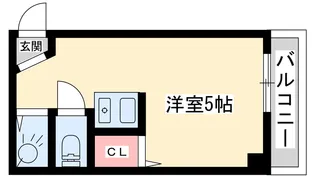 神崎プラザ【4階】の間取り