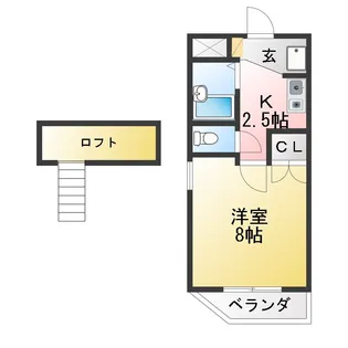 幸希ビル【4階】の間取り