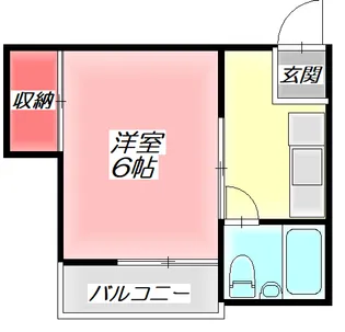 第二友マンション【2階】の間取り