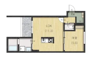 Lien翠【3階】の間取り