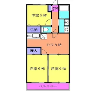 ビエント内海【2階】の間取り