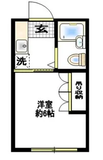 エンゼル西生田A【1階】の間取り