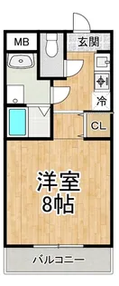 コーポ司【1階】の間取り