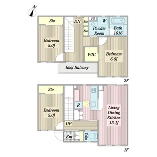 グリシーヌの間取り