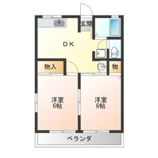 ドミールB棟【1階】の間取り