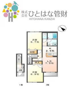 コンフォート’12【2階】の間取り