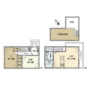 東京都武蔵野市吉祥寺東町3【一戸建】の間取り