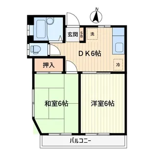 アクアシティ千駄木II【1階】の間取り