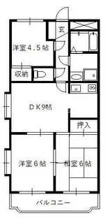 フィオーレ栗の葉【2階】の間取り