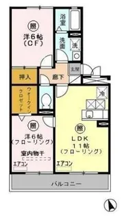 埼玉県さいたま市南区大字円正寺【アパート】の間取り