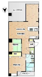 神奈川県横浜市神奈川区松本町3【マンション】の間取り