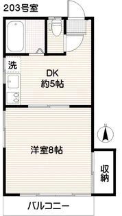 第IIハイム今野【2階】の間取り