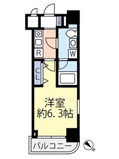 グリフィン横浜・桜木町駅前【2階】の間取り