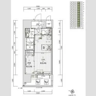 グランフォーレ久留米駅プレミア【11階】の間取り