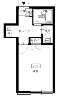 セゾン赤塚【2階】の間取り