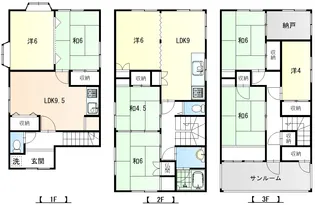 石川県金沢市暁町【一戸建】の間取り