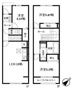埼玉県さいたま市西区大字宝来【一戸建】の間取り