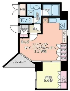 パレ・ソレイユ東日本橋【3階】の間取り
