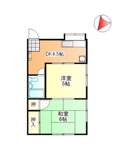 ウェルフェアハイツ【1階】の間取り