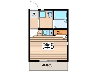 フェリス・ハイム【1階】の間取り