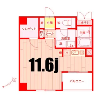 サンリバーオオモリ【3階】の間取り