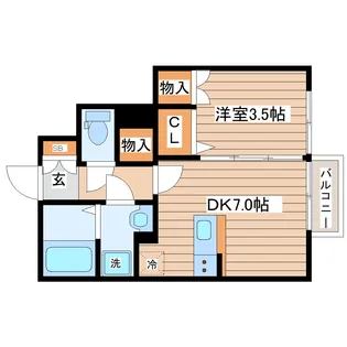Le Monde【1階】の間取り