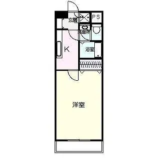 スカイライト【5階】の間取り